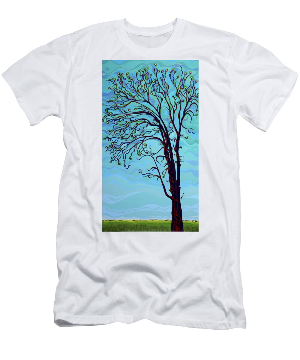 Tree T-Shirt featuring the painting I Am Tremendous by Amy Ferrari