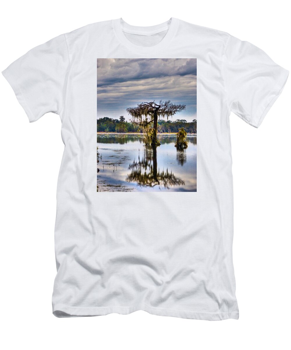 Orcinus Fotograffy T-Shirt featuring the photograph I Miss The Rains Down In Acadiana by Kimo Fernandez