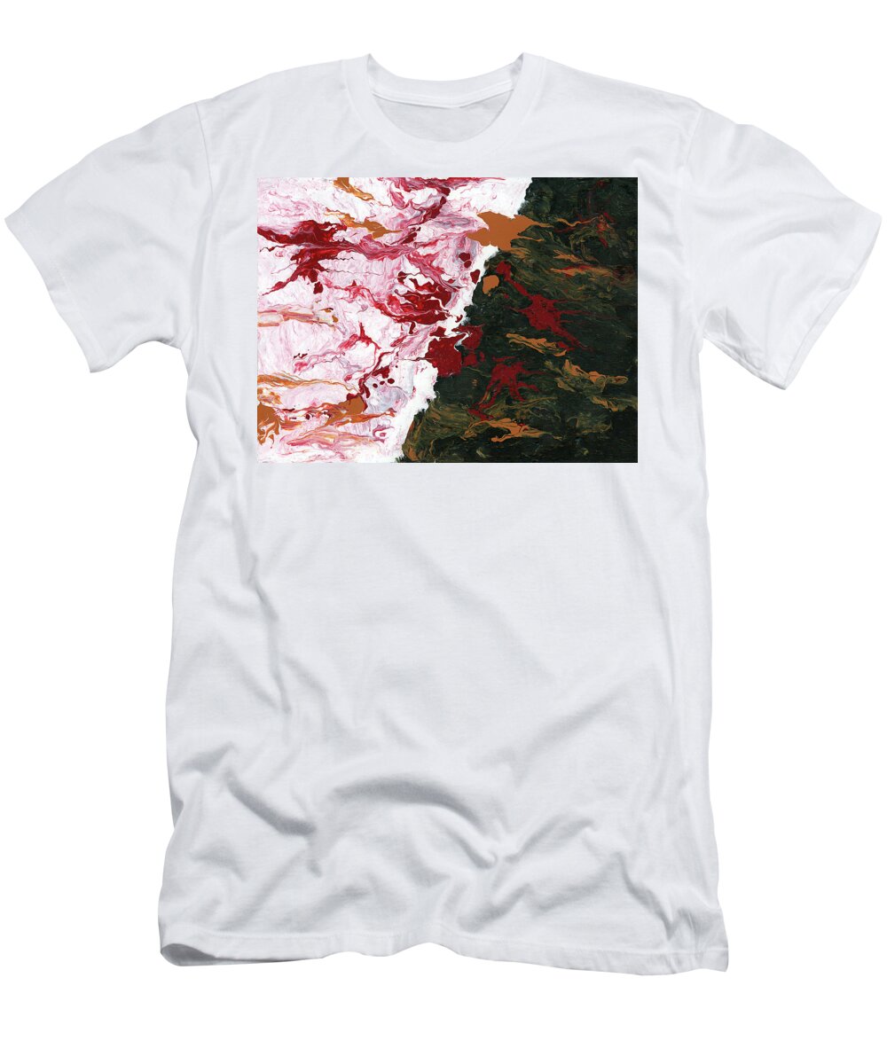Abstract T-Shirt featuring the painting In a Moment by Matthew Mezo