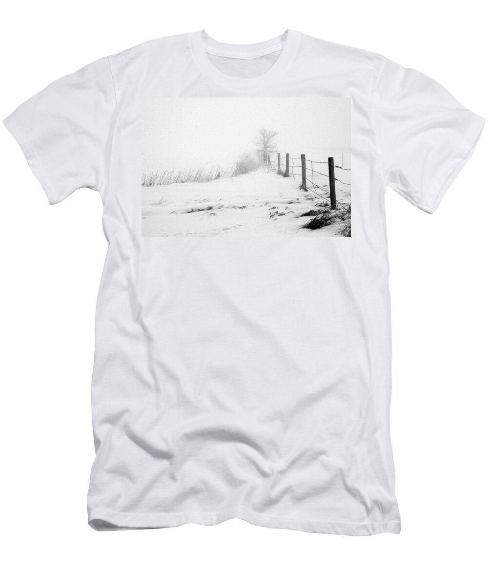 Landscape T-Shirt featuring the photograph In Defense of Snow by Julie Lueders 
