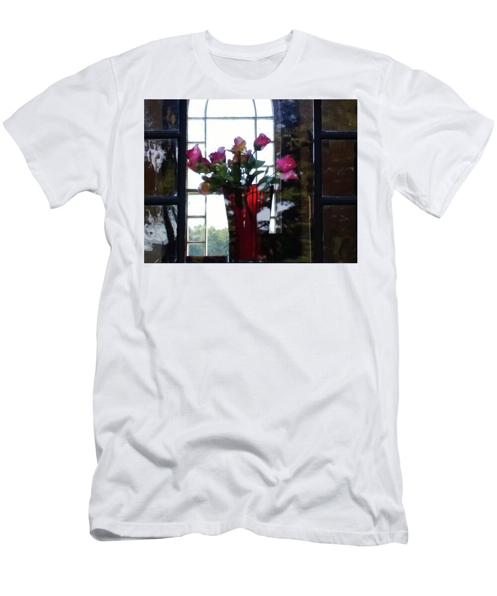 Flowers T-Shirt featuring the photograph Inner Beauty by Tom Vaughan