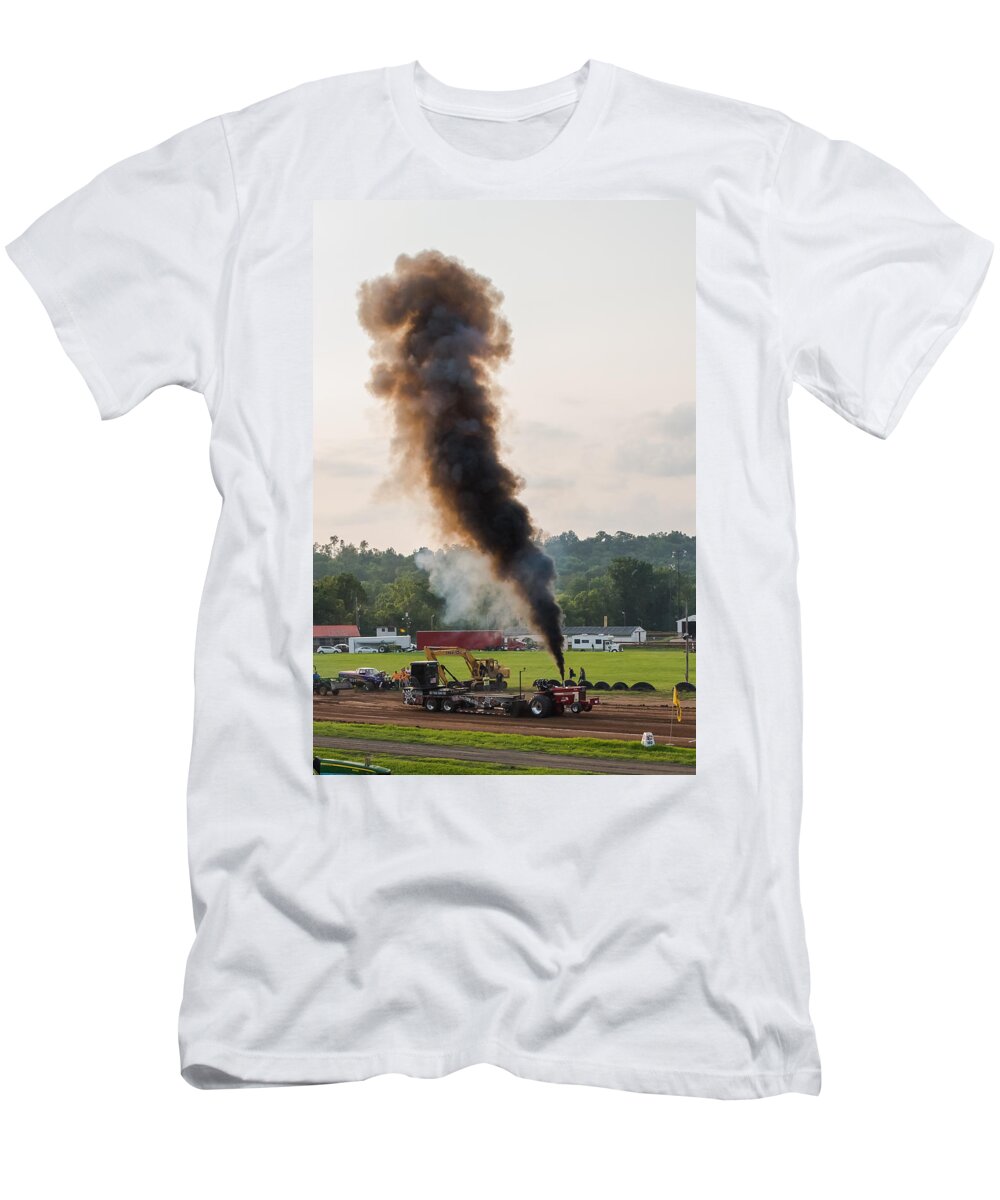 International Tractor T-Shirt featuring the photograph International Pull by Holden The Moment