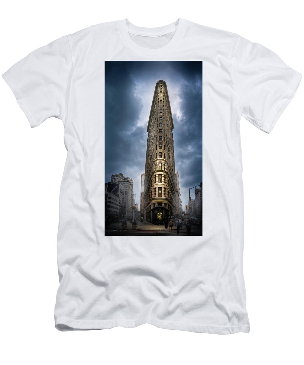 City T-Shirt featuring the photograph Into The Clouds by Marvin Spates