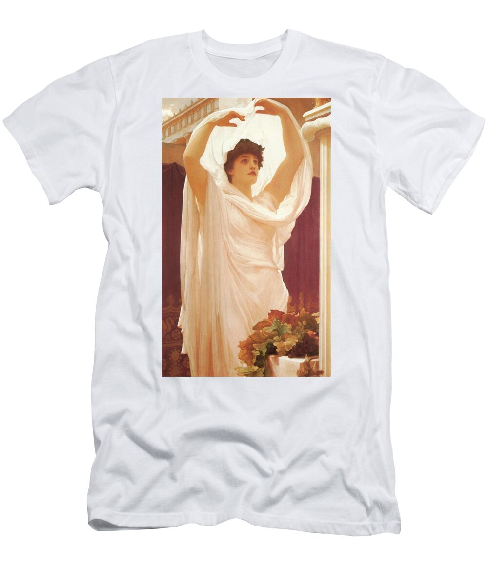 Invocation T-Shirt featuring the painting Invocation by Frederick Lord Leighton