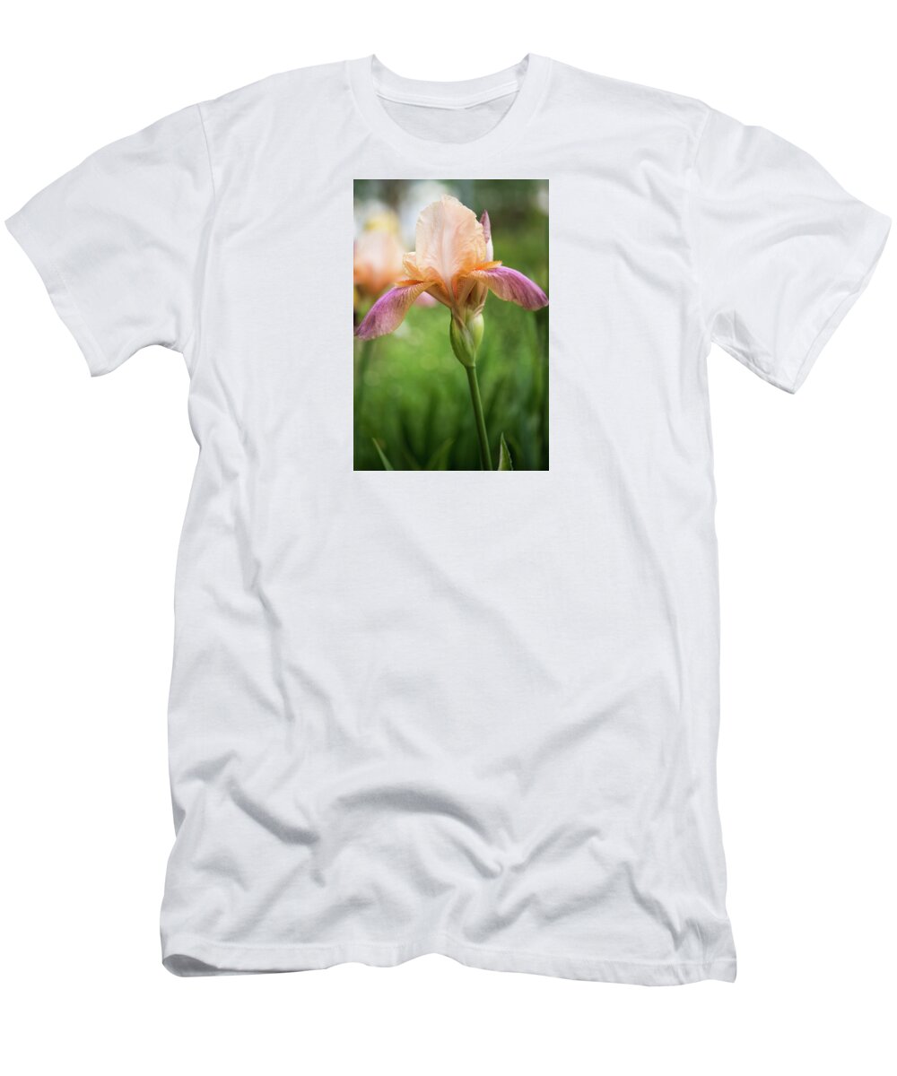  T-Shirt featuring the photograph Iris #2 by John Strong