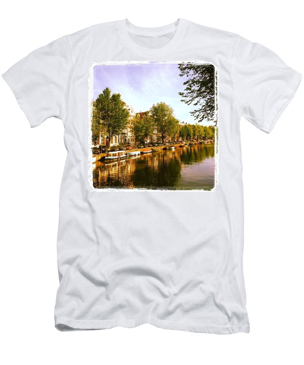 Amsterdam T-Shirt featuring the photograph It's Oh So Quiet by Chantal Mantovani