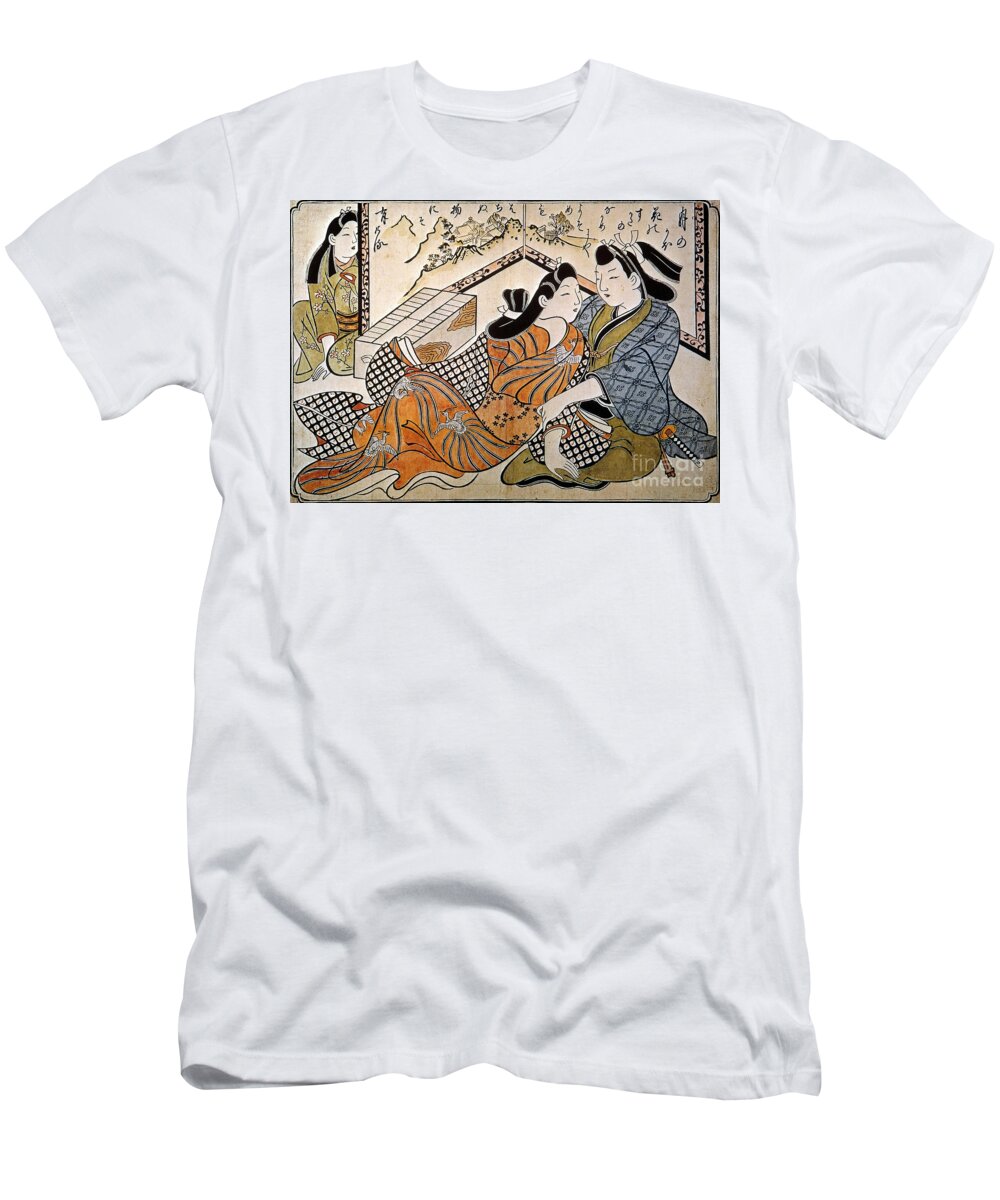 1685 T-Shirt featuring the photograph Japan: Lovers by Granger