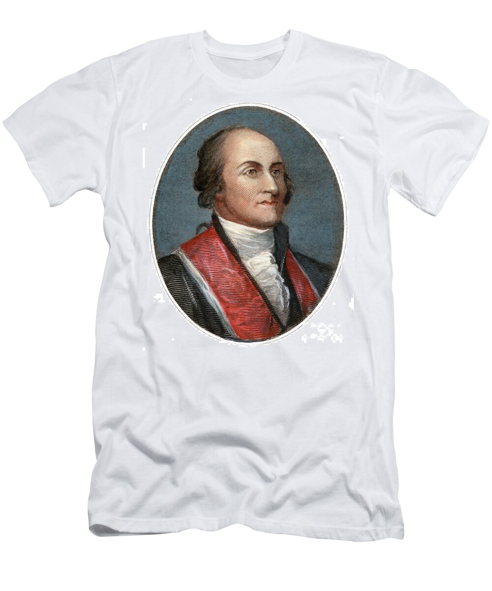 19th Century T-Shirt featuring the drawing John Jay, 1745-1829 by Granger