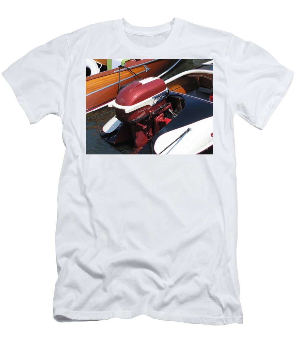 Outboard T-Shirt featuring the photograph Johnson Javelin by Neil Zimmerman