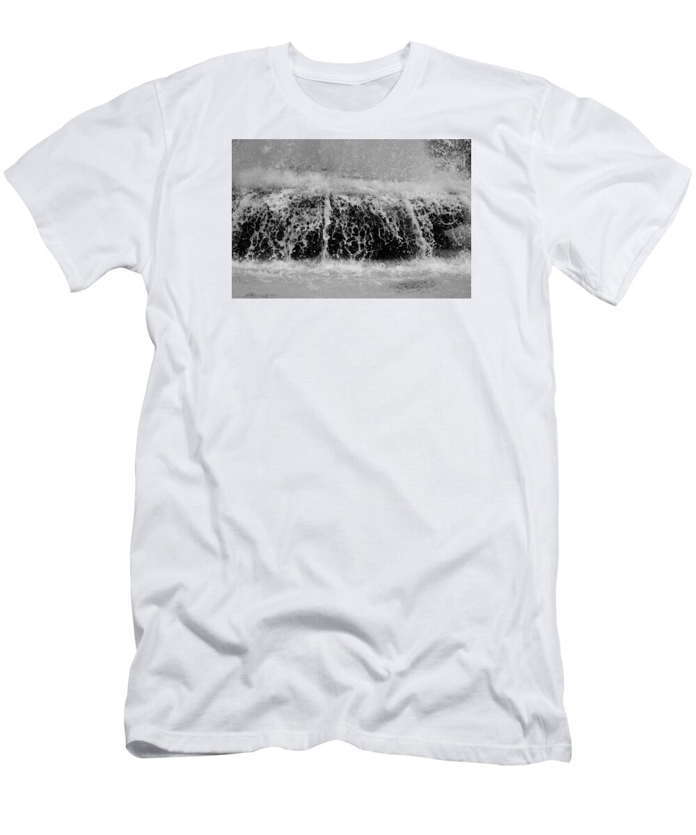 06.17.11_a 018 T-Shirt featuring the photograph Just Water by Dorin Adrian Berbier