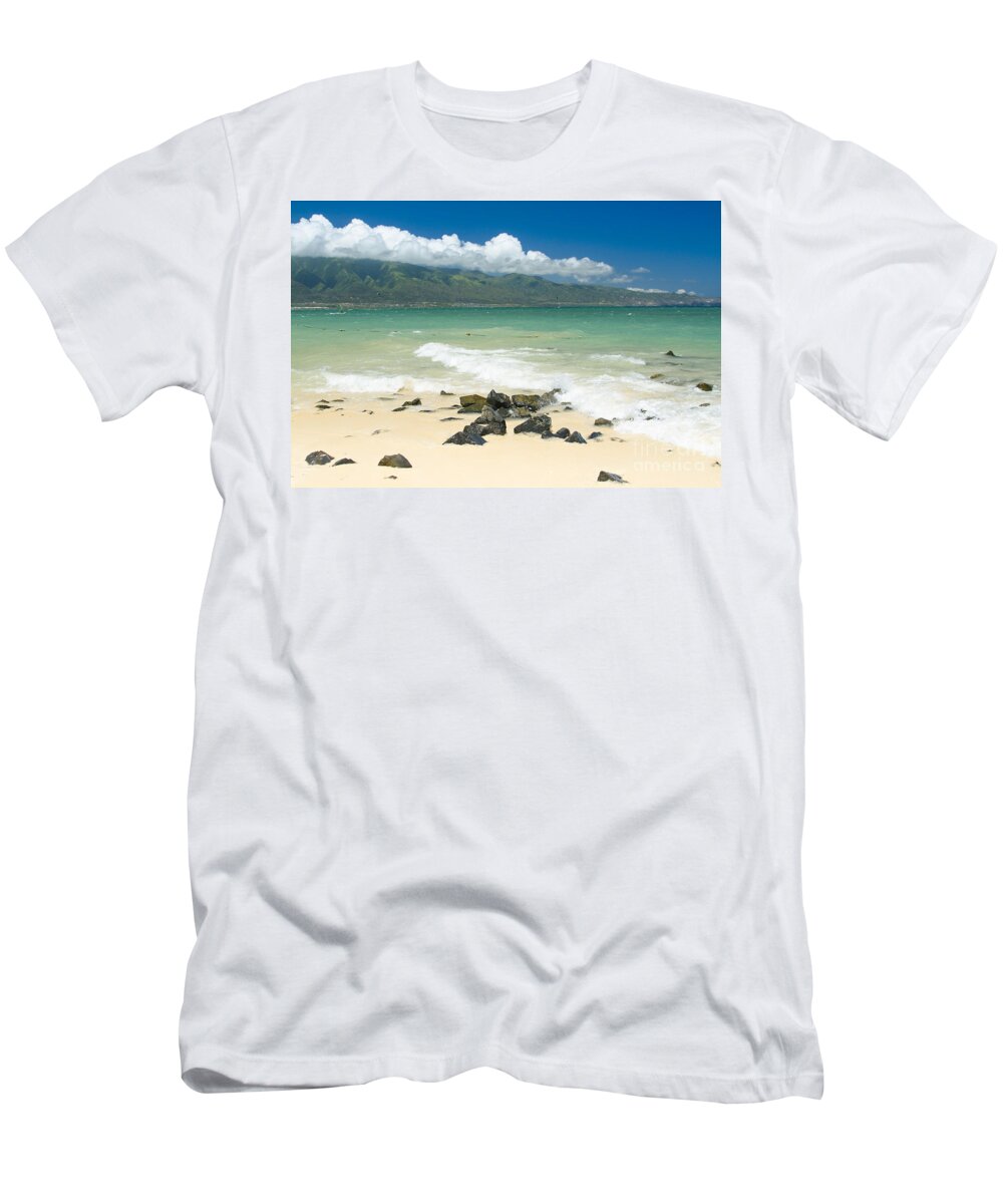 Kanaha Beach T-Shirt featuring the photograph Kanaha Beach by Sharon Mau