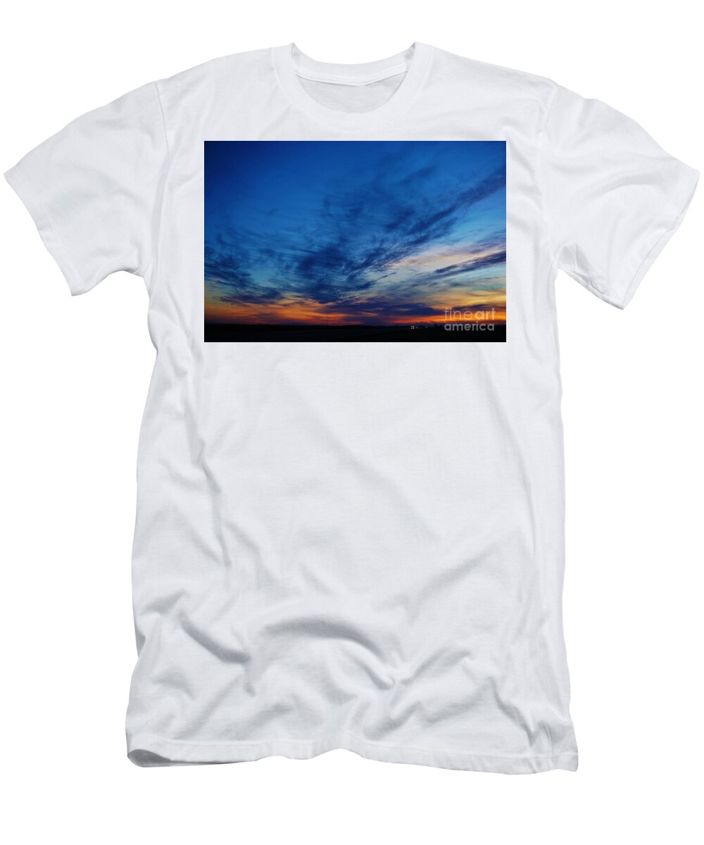 Sunrise T-Shirt featuring the photograph Kansas morning by Merle Grenz