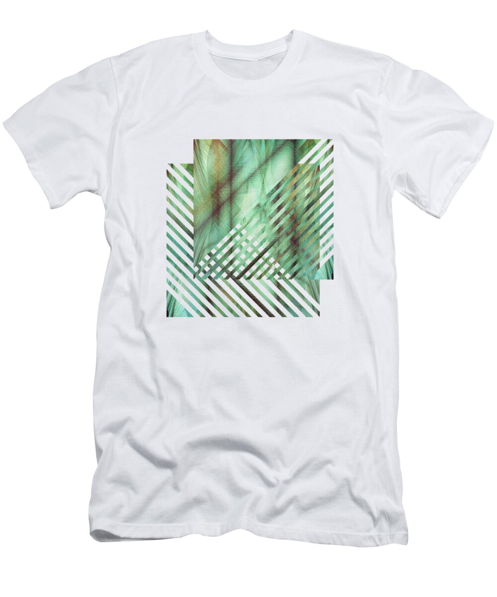 Pattern T-Shirt featuring the digital art Keliedescope by Katherine Smit