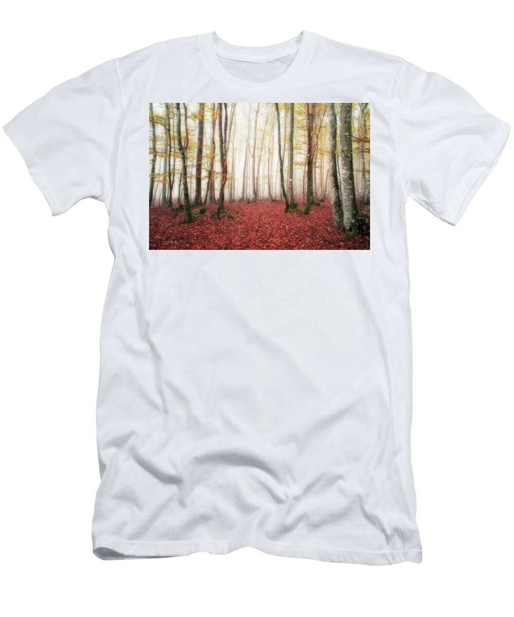 Autumn T-Shirt featuring the photograph Kind of magic by Mikel Martinez de Osaba