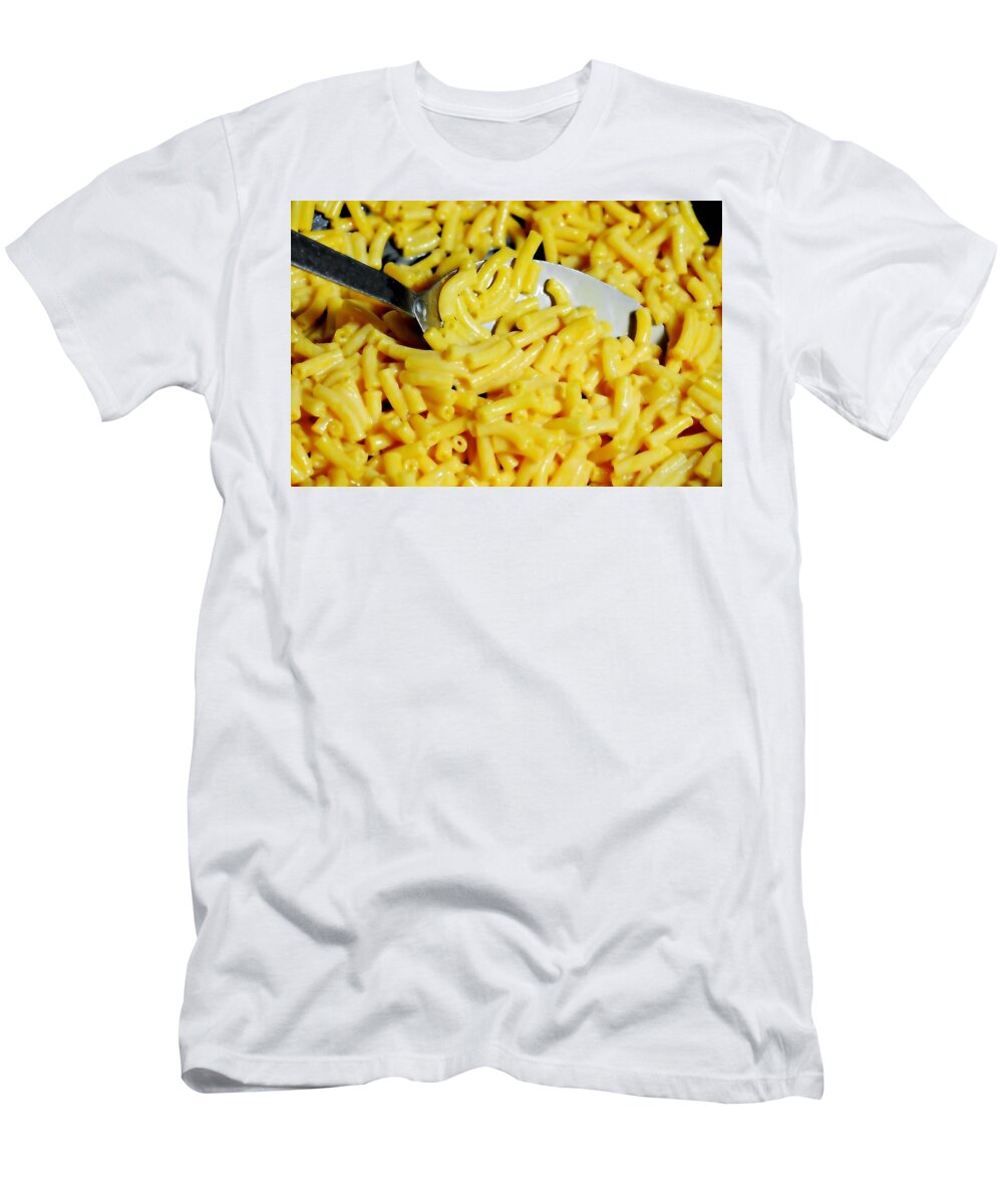 Macaroni T-Shirt featuring the photograph Kraft Mac'n Cheese by Diana Angstadt
