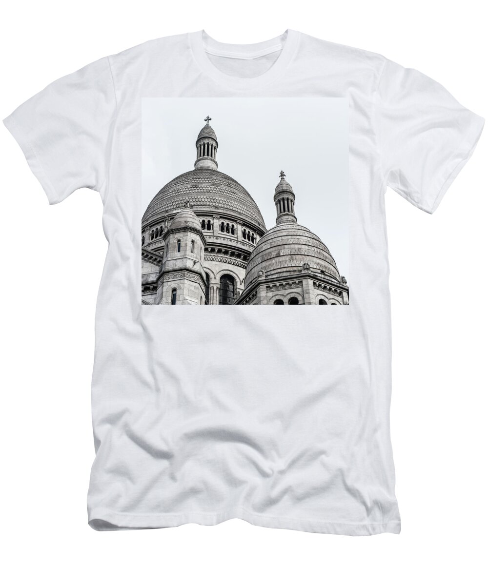 Helen Northcott T-Shirt featuring the photograph La Basilique du Sacre Coeur iii by Helen Jackson