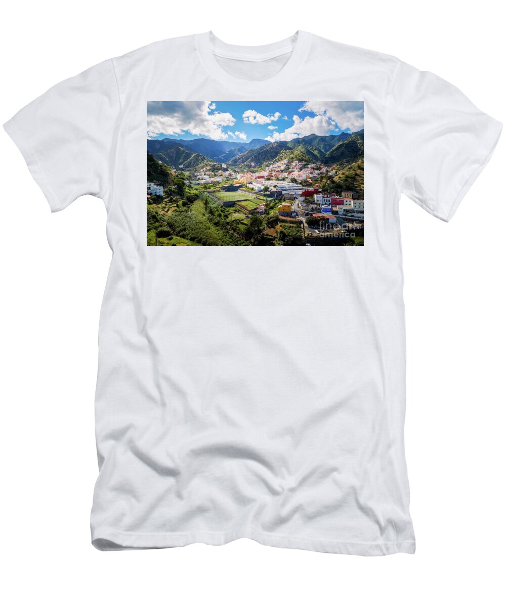 Canary Island T-Shirt featuring the photograph La Gomera by Juergen Klust