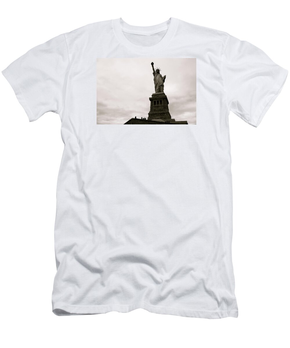 Icon T-Shirt featuring the photograph Lady Liberty by Mark Nowoslawski