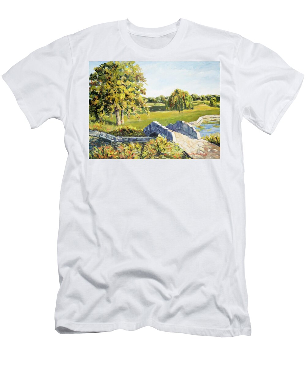 Landscape T-Shirt featuring the painting Landscape No. 12 by Ingrid Dohm