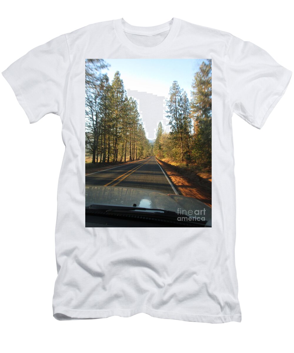 Afternoon T-Shirt featuring the photograph Late afternoon drive by Marie Neder