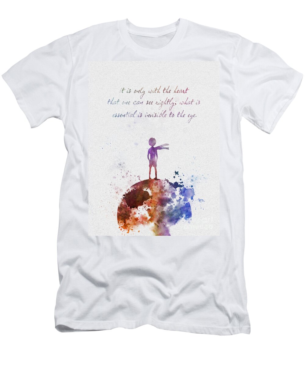 Le Petit Prince sur sa planète Femmes T-shirt Avec Manches Roulé 