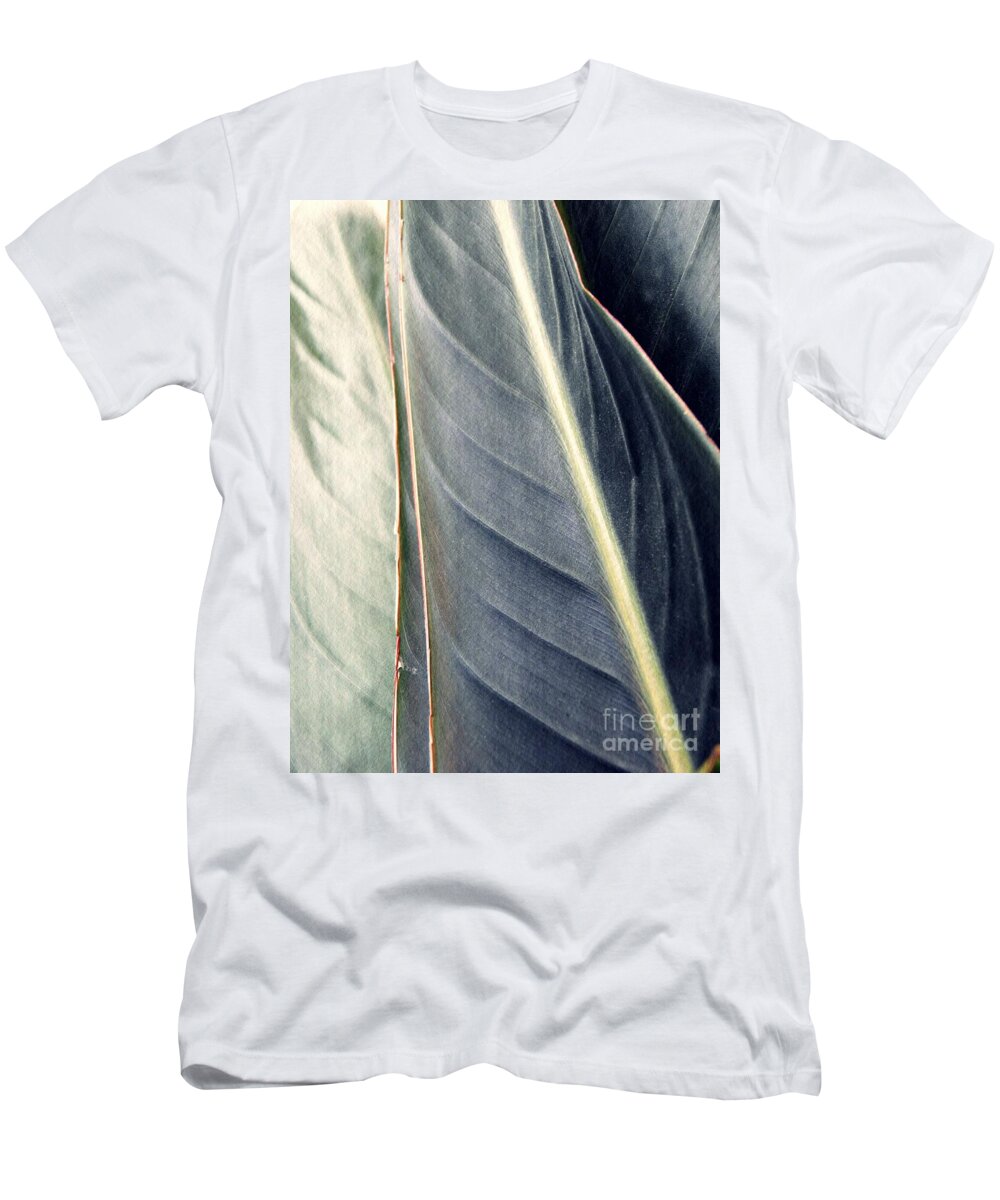 Leaf T-Shirt featuring the photograph Leaf Abstract 14 by Sarah Loft