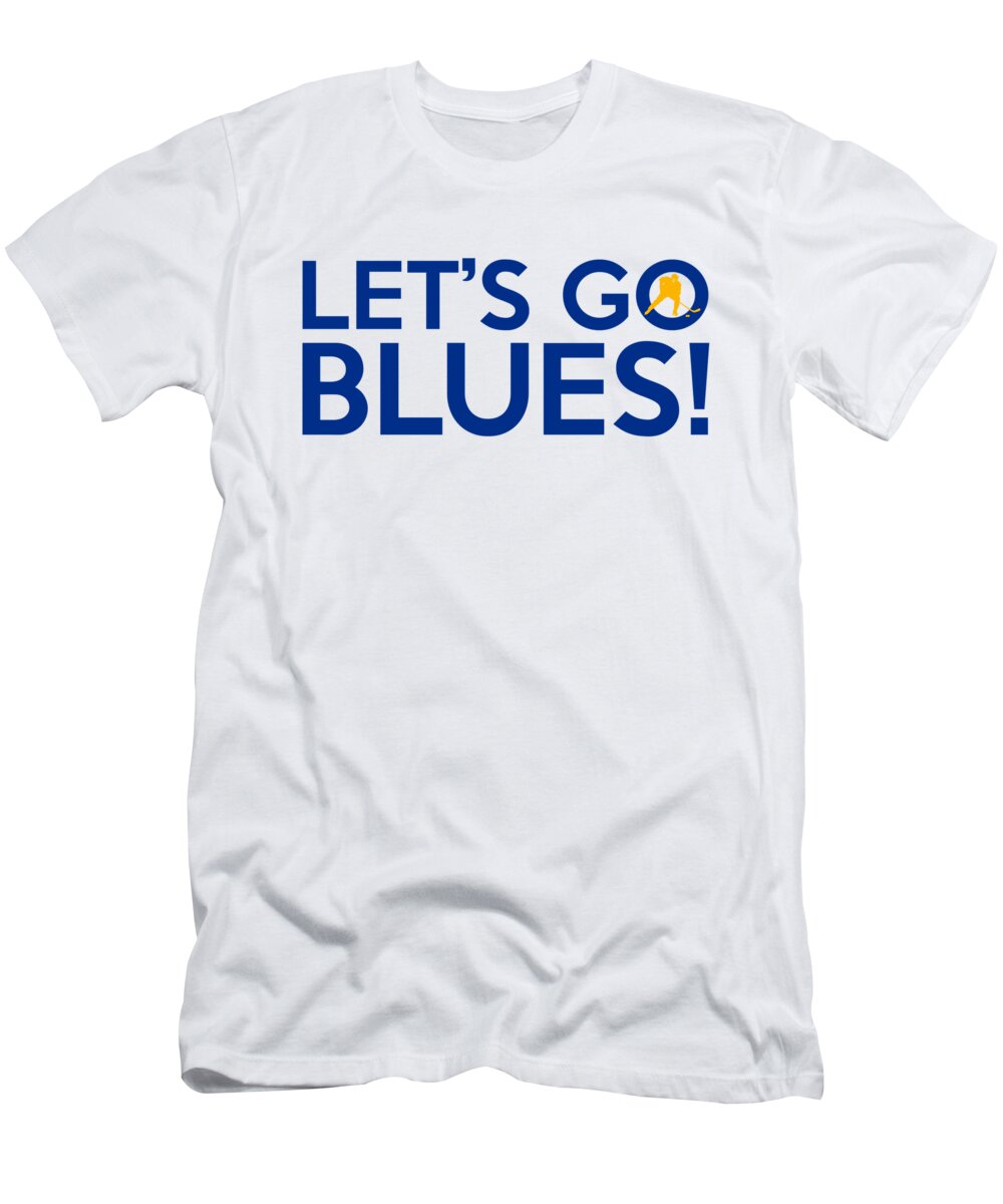 Let's Go Blues T-Shirt by Florian Rodarte - Fine Art America