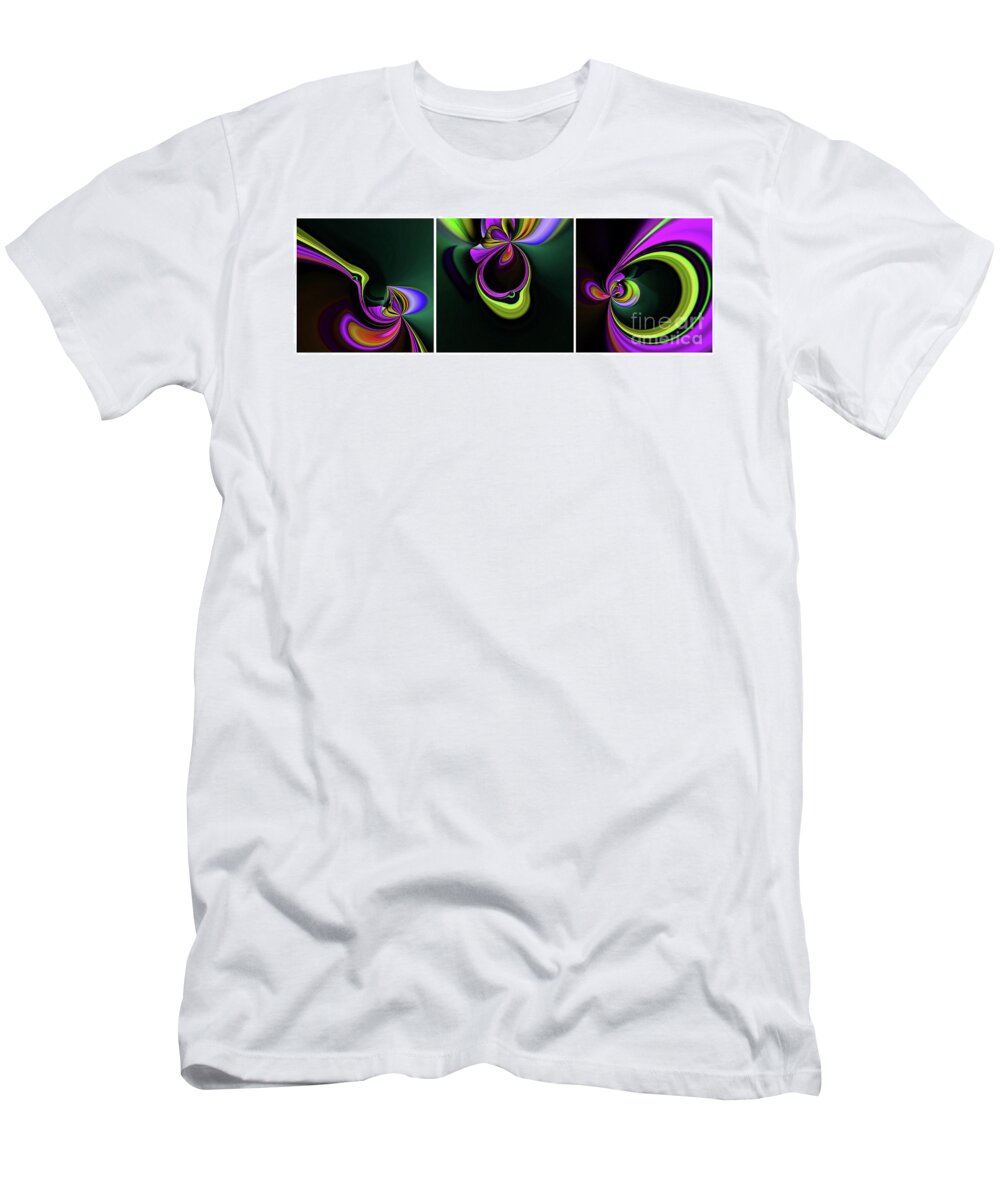 Abstract T-Shirt featuring the photograph Life Begins by Elaine Hunter