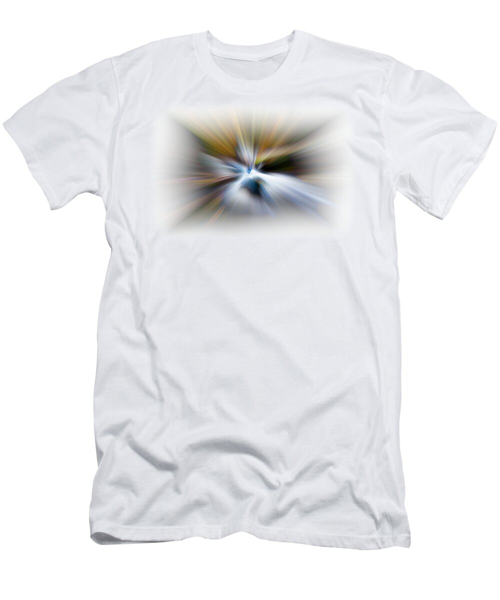 Abstract T-Shirt featuring the photograph Light Angels by Debra and Dave Vanderlaan