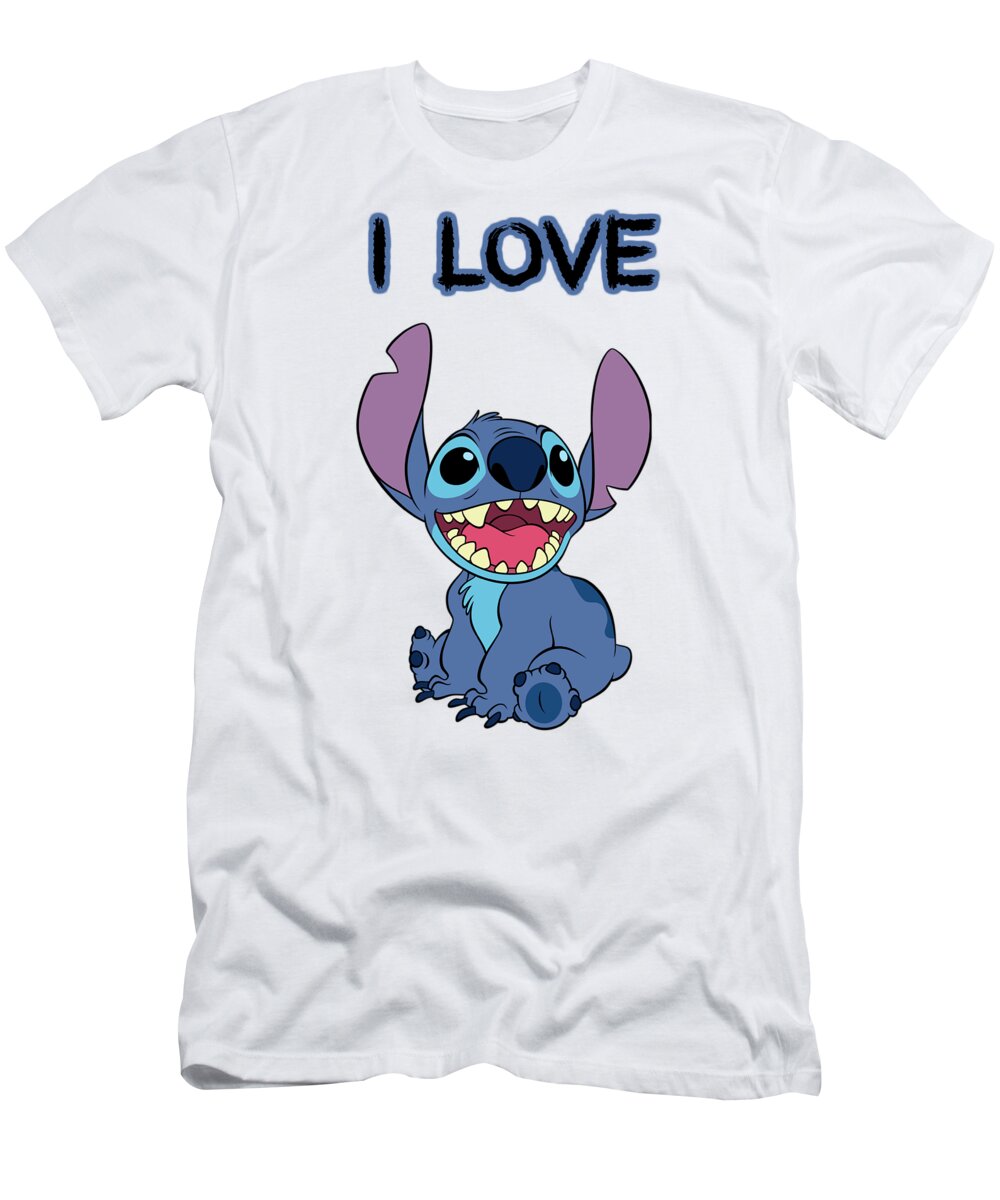 Suavemente erupción Valle Lilo And Stich T-Shirt by Jelly Vista - Pixels