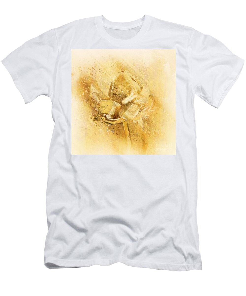 Lily T-Shirt featuring the digital art Lily my Lovely - s114sqc75v2 by Variance Collections