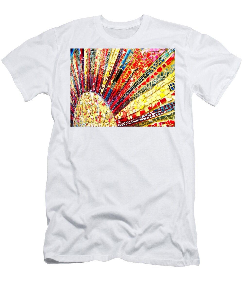 Tracy Van Duinen T-Shirt featuring the photograph Living Edgewater Mosaic by Kyle Hanson