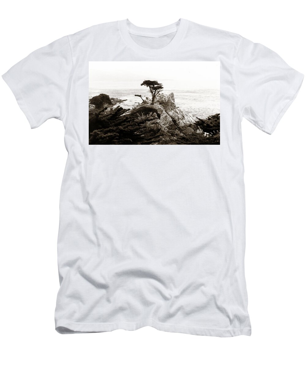 Lone Cypress T-Shirt featuring the photograph Lone Cypress by Marilyn Hunt