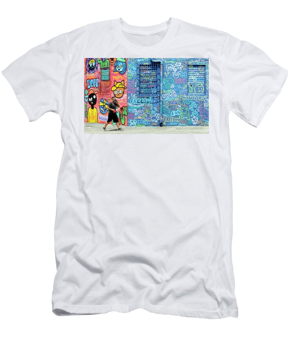Wall Art T-Shirt featuring the photograph Lost in Translation by Keith Armstrong