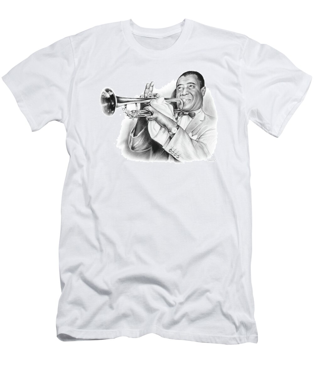 Louis Armstrong T-Shirt by Greg Joens - Pixels