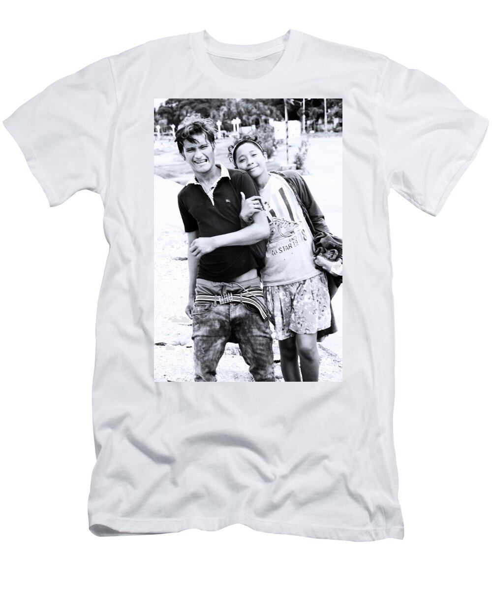 Asia T-Shirt featuring the photograph Love Is Us by Jez C Self