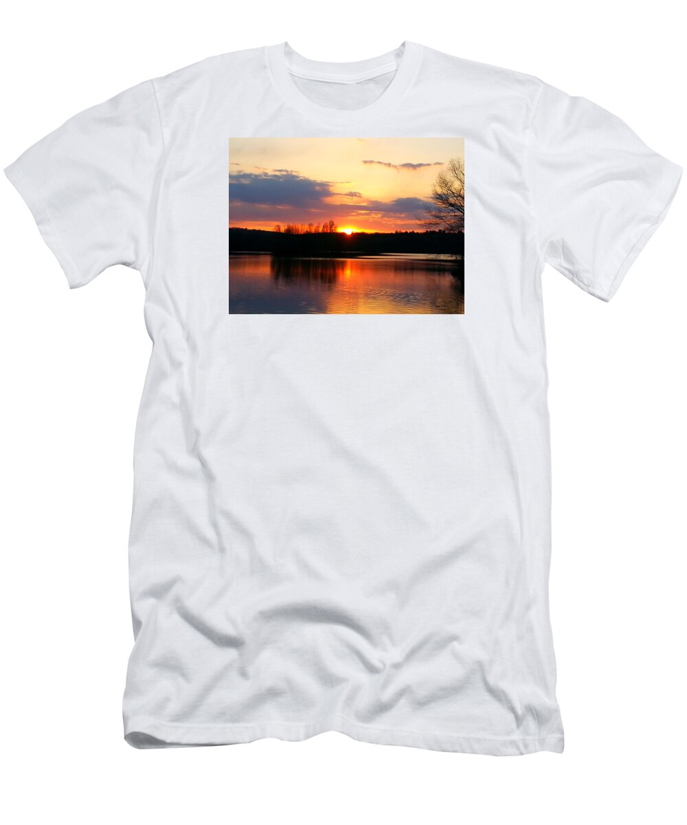 Sunset T-Shirt featuring the photograph Lullaby by Dani McEvoy