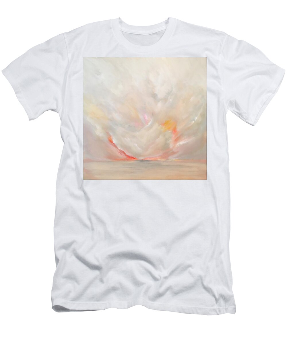 Abstract T-Shirt featuring the painting Lyrical by Soraya Silvestri