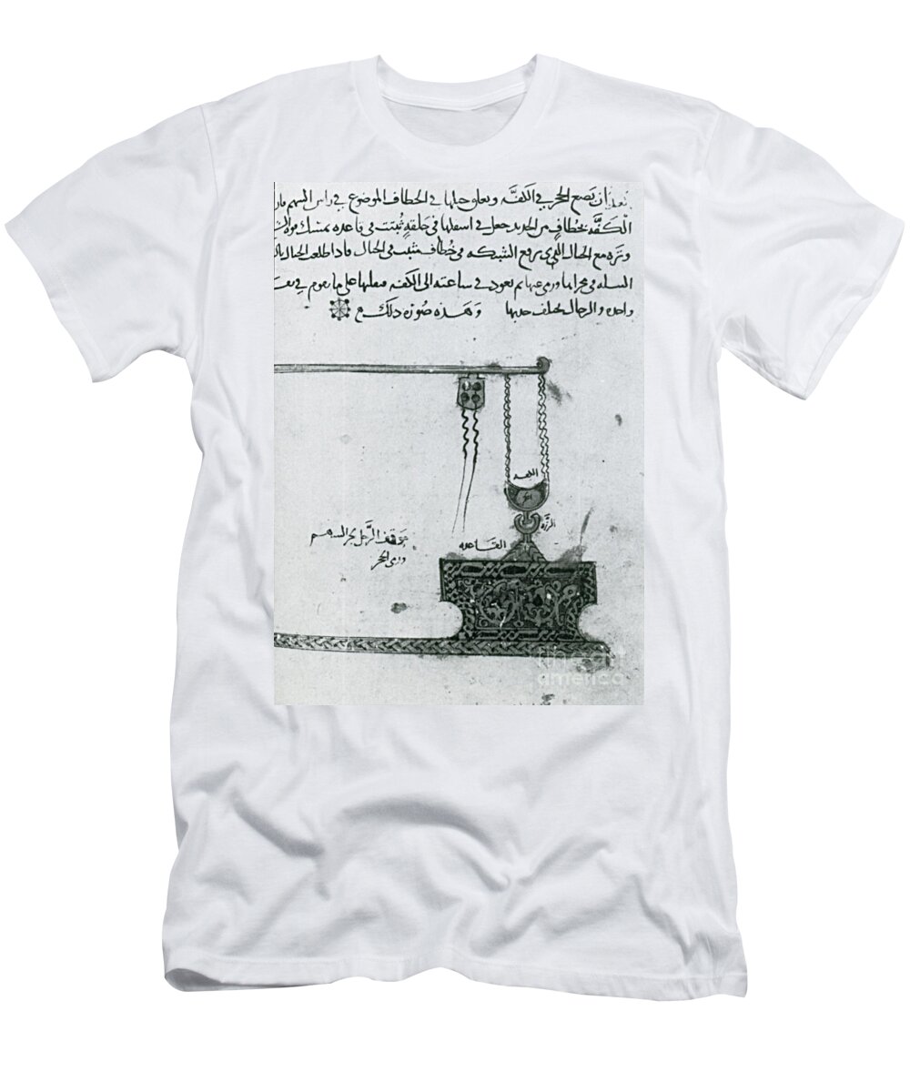 History T-Shirt featuring the photograph Machinery Of War, Trebuchet, 12th by Photo Researchers