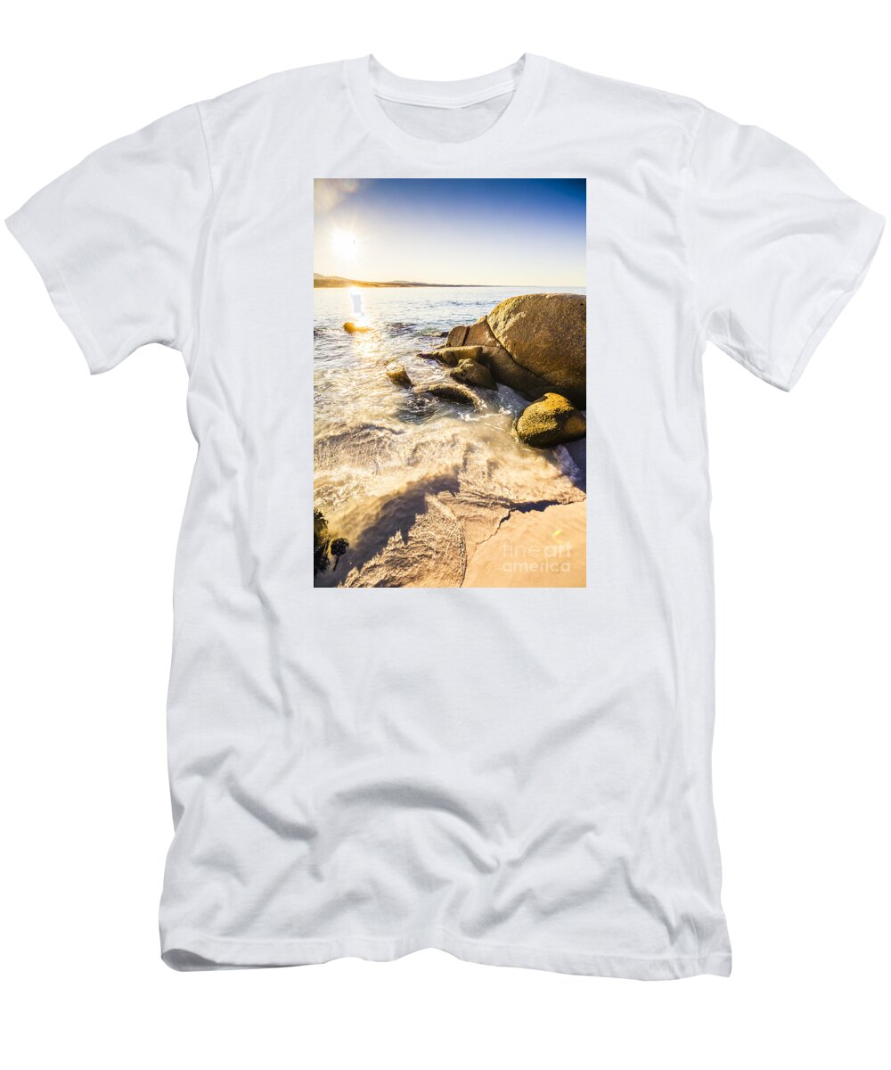 Beach T-Shirt featuring the photograph Magnificent australian coastline by Jorgo Photography