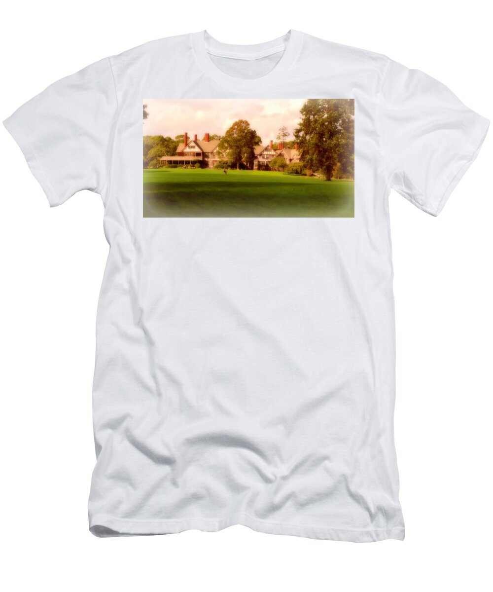 Mansions T-Shirt featuring the mixed media Magnificent Cottage by Stacie Siemsen