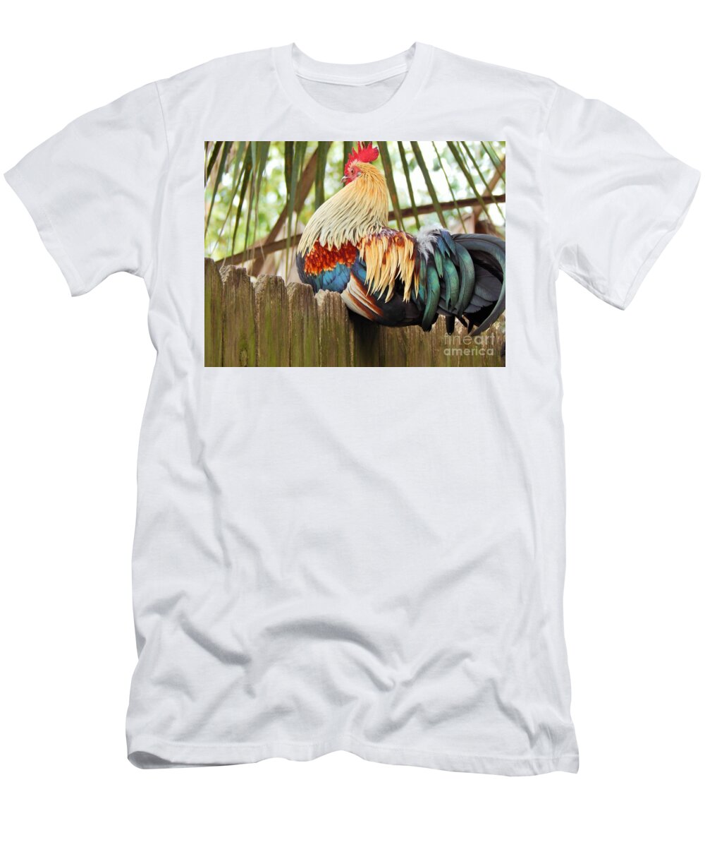 Rooster T-Shirt featuring the photograph Majestic by Jan Gelders