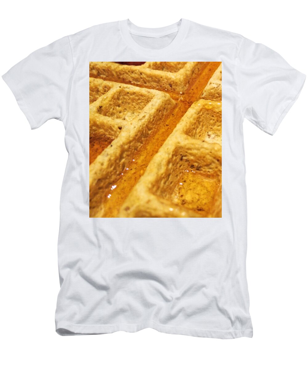 Waffle T-Shirt featuring the photograph Maple Street by Robert Knight