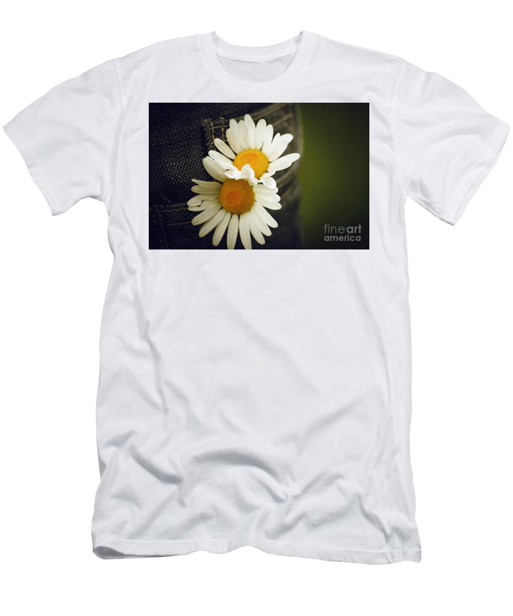 Flowers T-Shirt featuring the photograph Margarite flowers by Dimitar Hristov