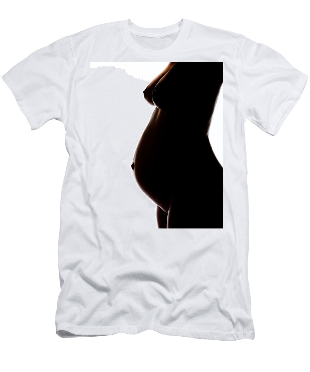 Maternity T-Shirt featuring the photograph Maternity 259 by Michael Fryd