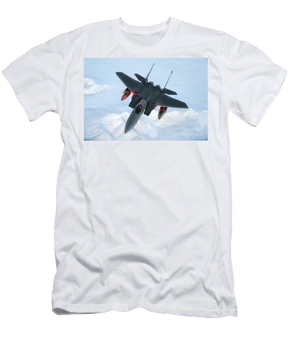 Science T-Shirt featuring the photograph Mcdonnell Douglas F-15 Eagle, 2015 by Science Source