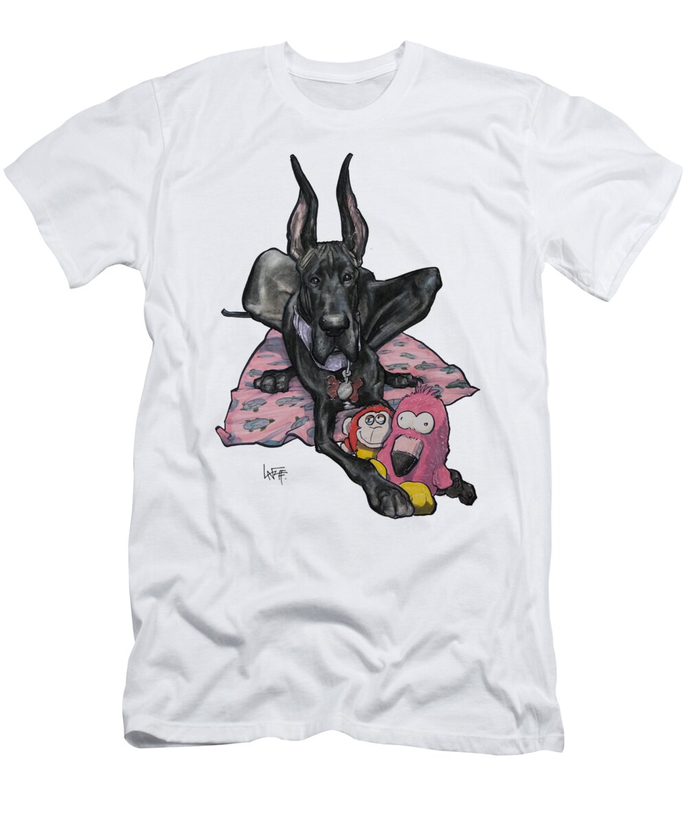 Mcreynolds T-Shirt featuring the drawing McReynolds 1760 by Canine Caricatures By John LaFree