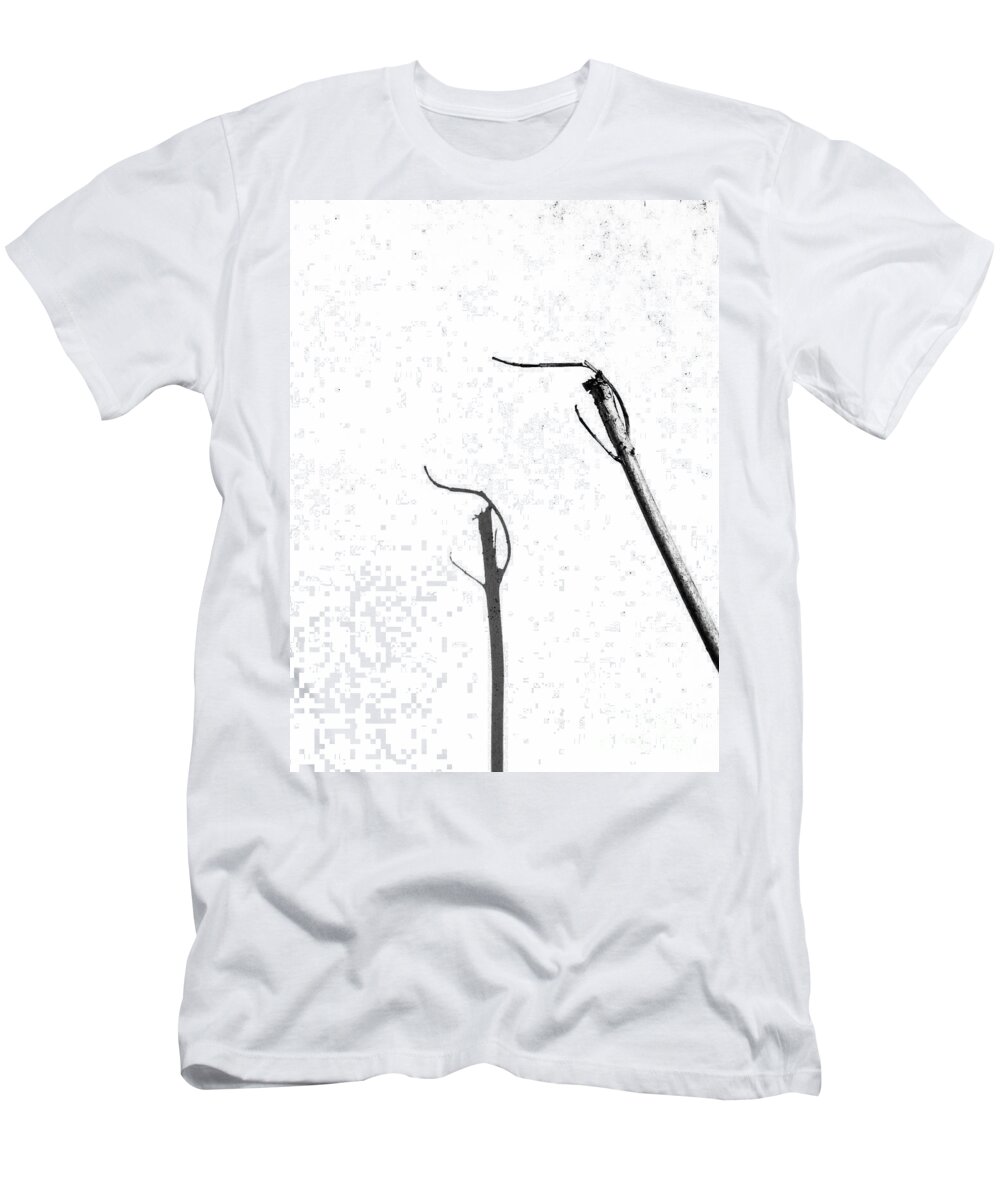 Abstract T-Shirt featuring the photograph Me and My Shadow by Fei A