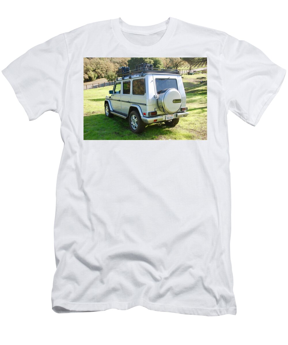 Mercedes-benz G500 T-Shirt featuring the photograph Mercedes-Benz G500 by Jackie Russo