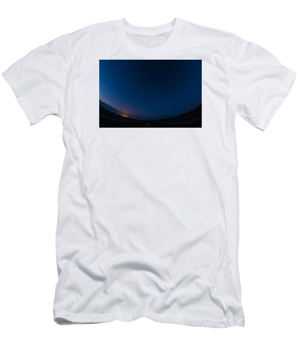 �2016conniecooper-edwards T-Shirt featuring the photograph Mercury, Venus, Mars, Saturn and Venus 2016 by Connie Cooper-Edwards